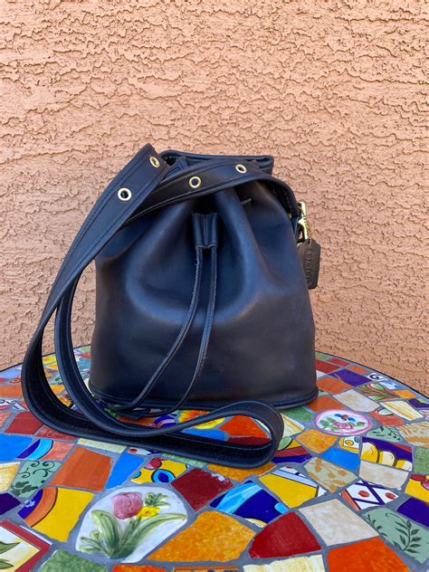 vintage coach bucket purse|vintage coach drawstring bucket bag.